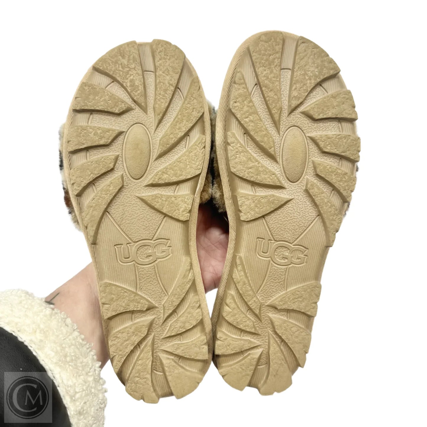 Slippers Designer By Ugg In Animal Print Size: 6