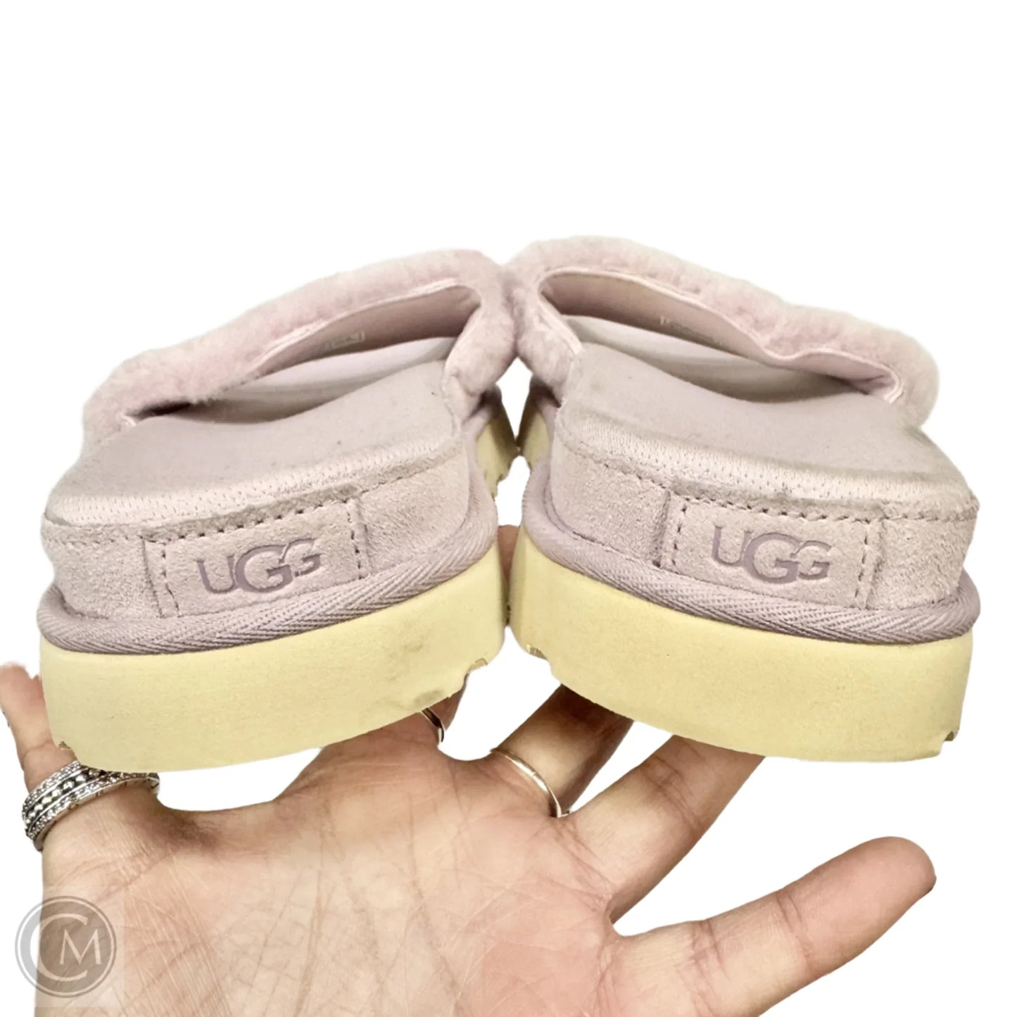 Sandals Designer By Ugg In Purple, Size: 8.5