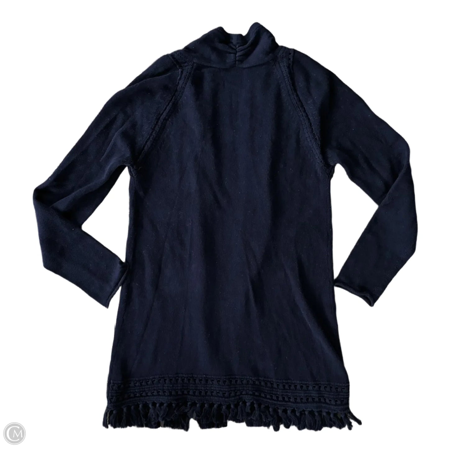 Sweater Cardigan Designer By Lilly Pulitzer In Navy, Size: L