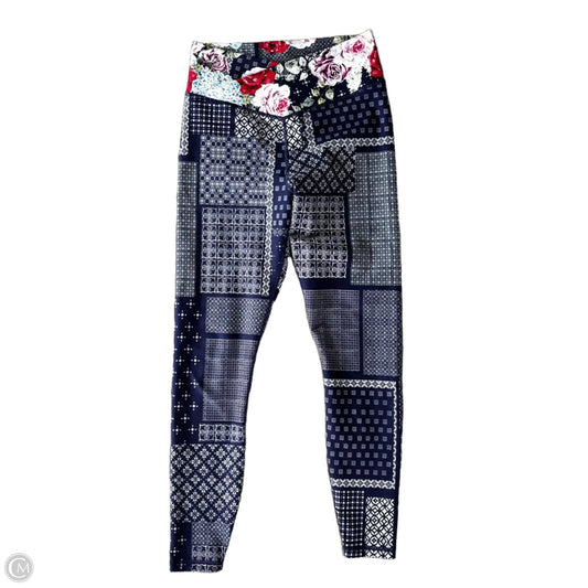 Athletic Leggings By Johnny Was In Floral Print, Size: S