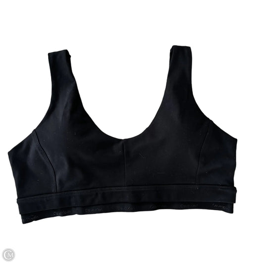 Athletic Bra By Calvin Klein Performance In Black, Size: L