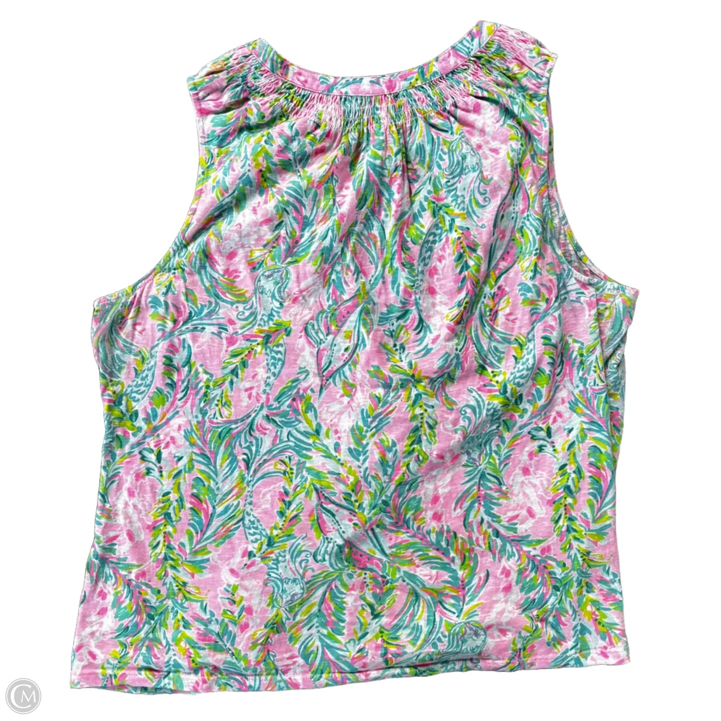 Top Sleeveless Designer By Lilly Pulitzer In Pink, Size: Xxl