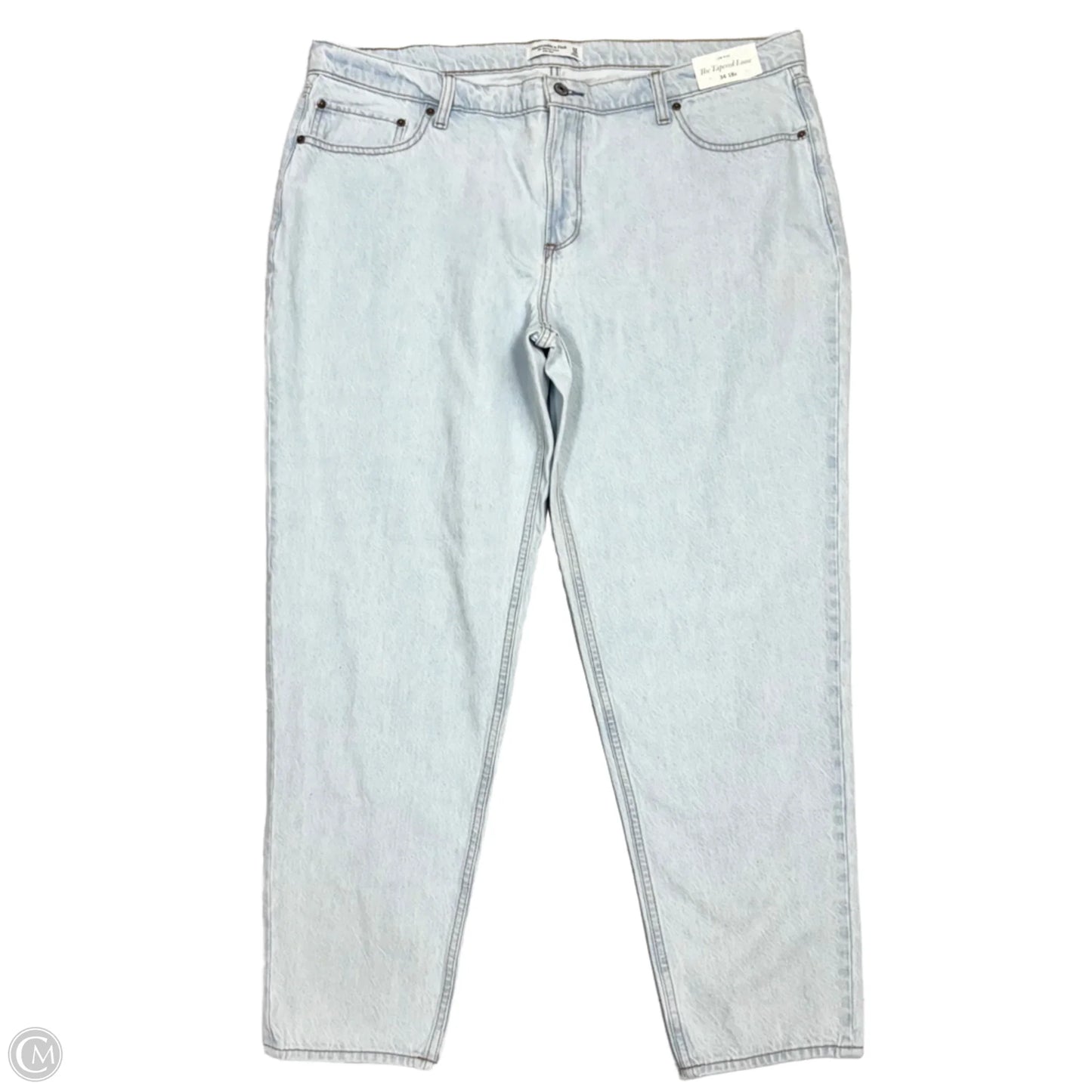 Jeans Boyfriend By Abercrombie And Fitch In Blue Denim, Size: 18