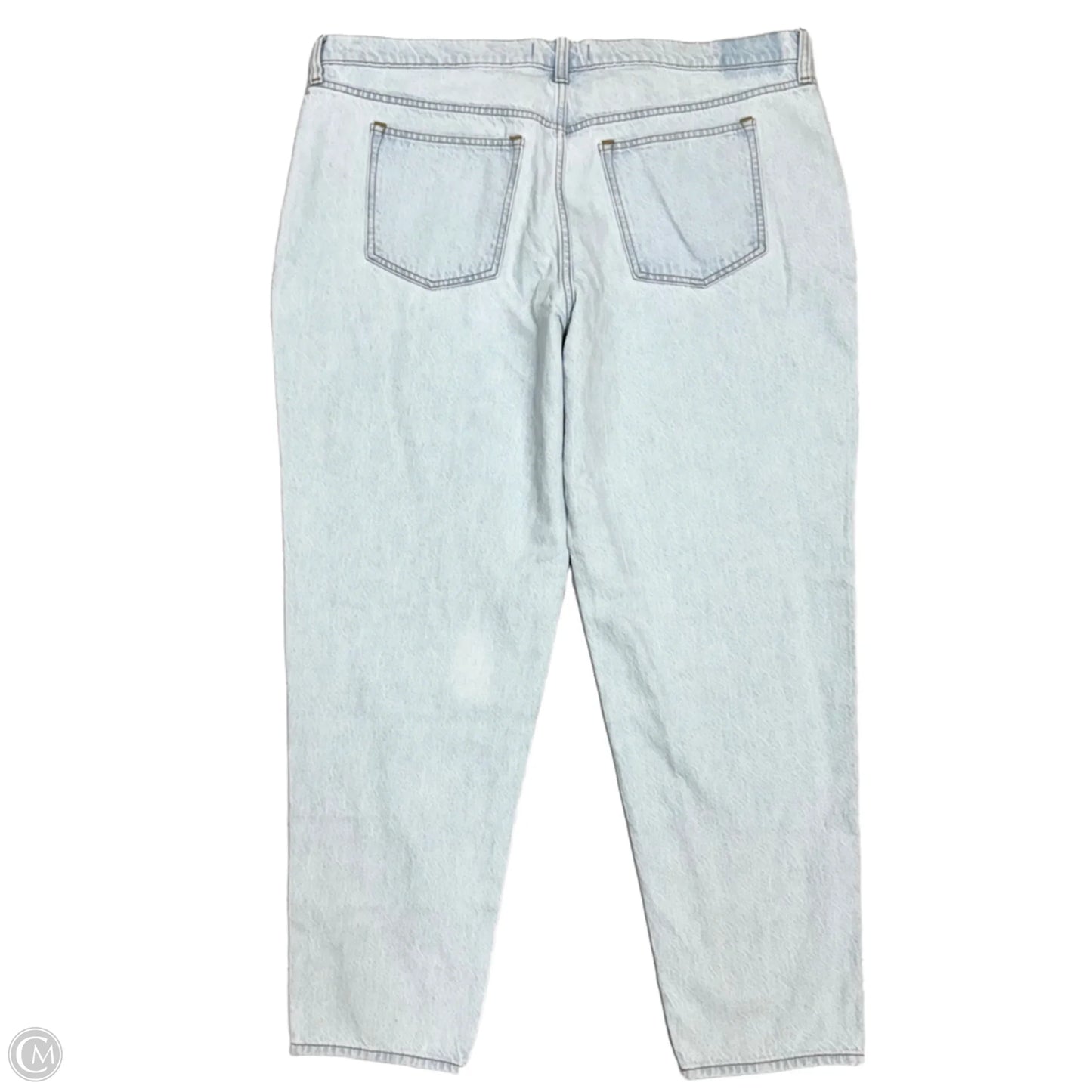 Jeans Boyfriend By Abercrombie And Fitch In Blue Denim, Size: 18