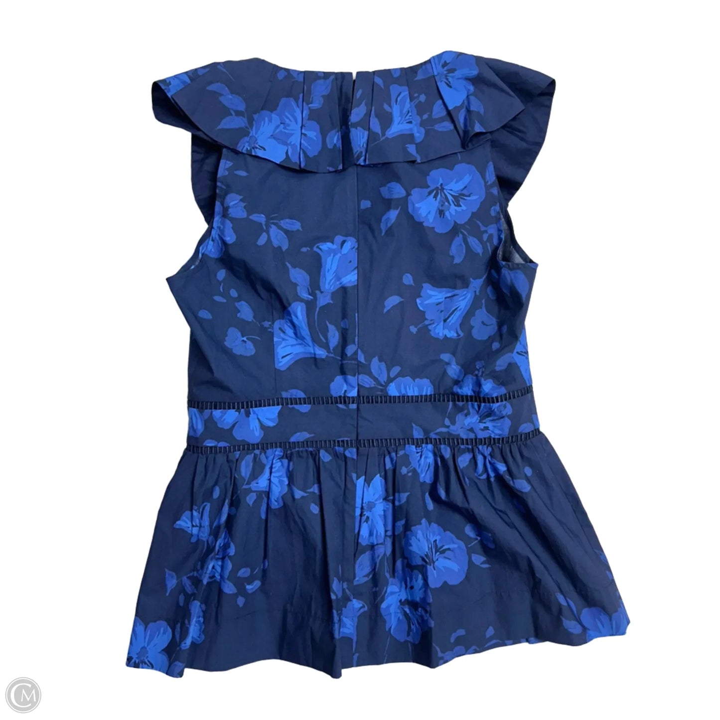 Top Sleeveless Designer By Kate Spade In Floral Print, Size: S