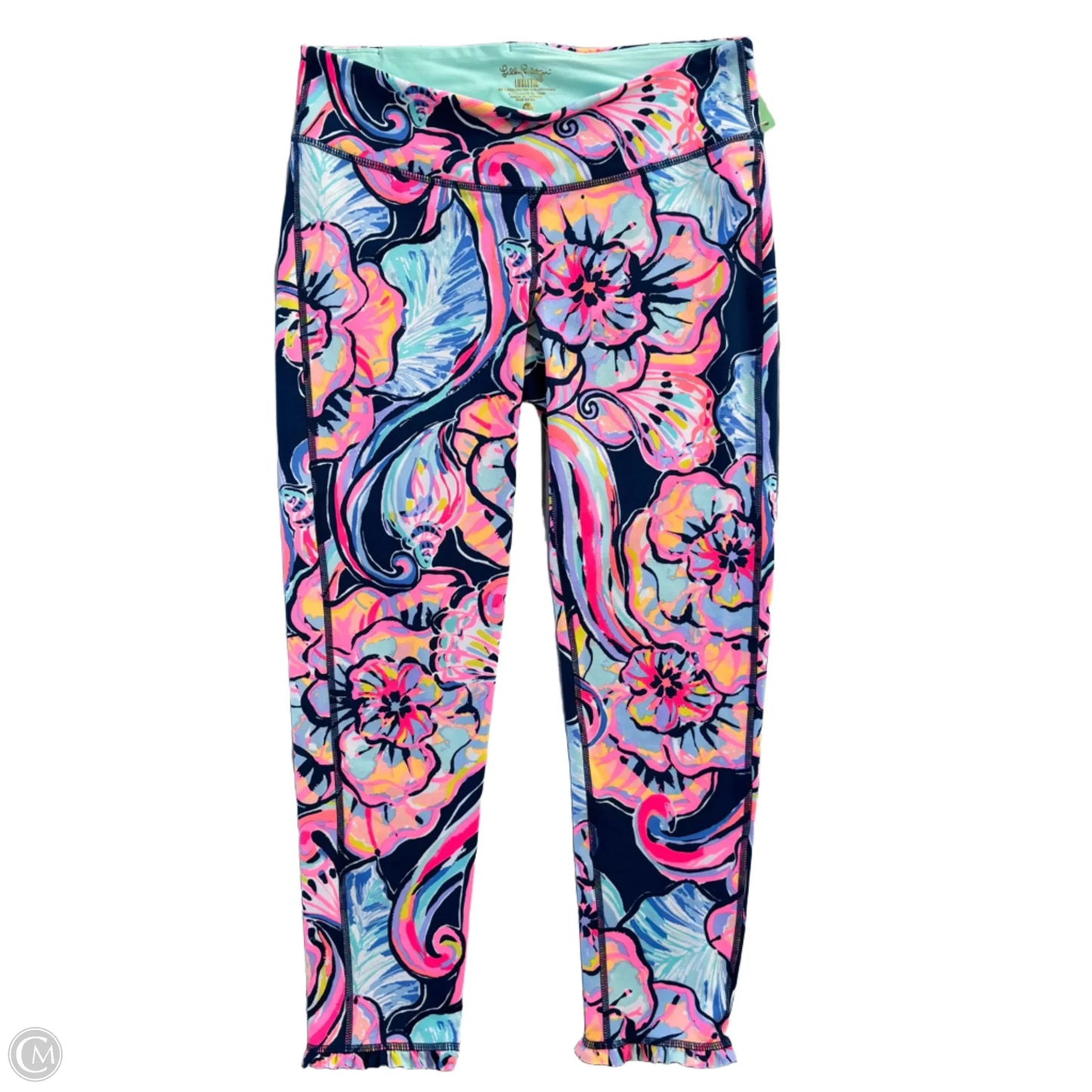 Pants Designer By Lilly Pulitzer In Floral Print, Size: M
