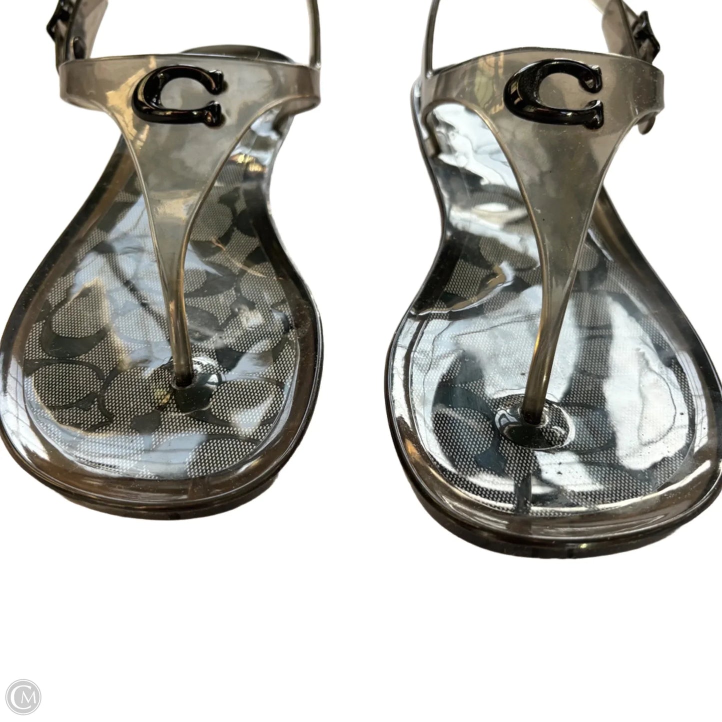 Sandals Designer By Coach In Black, Size: 7