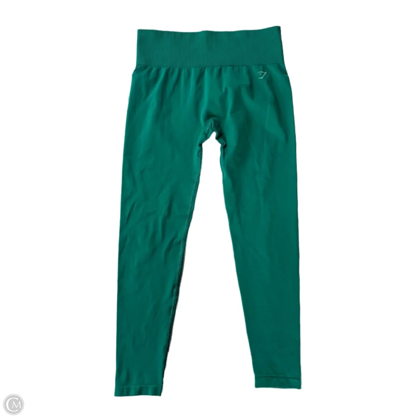 Athletic Leggings By Gym Shark In Green, Size: M