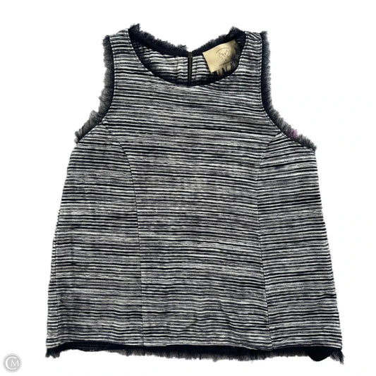 Top Sleeveless By Anthropologie In Navy, Size: Xs