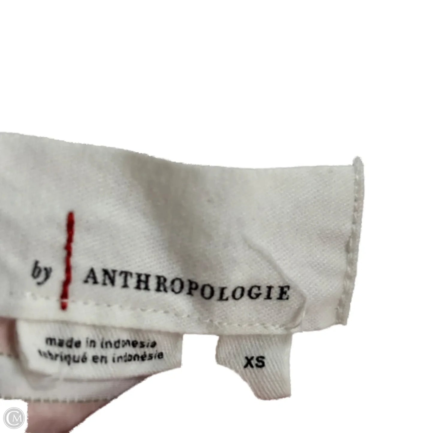 Top Long Sleeve By Anthropologie In Striped Pattern, Size: Xs