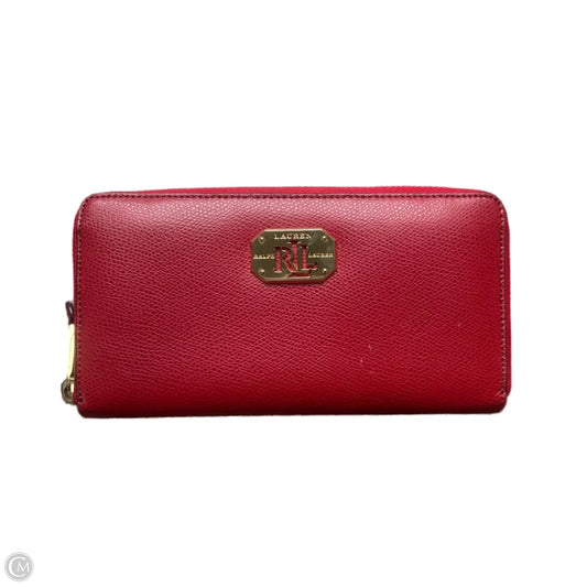Wallet Leather By Lauren By Ralph Lauren, Size: Medium
