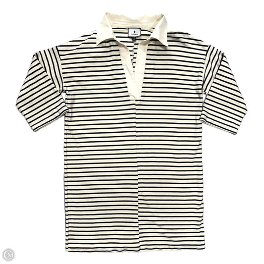 Dress Casual Short By Tuckernuck In Striped Pattern, Size: M