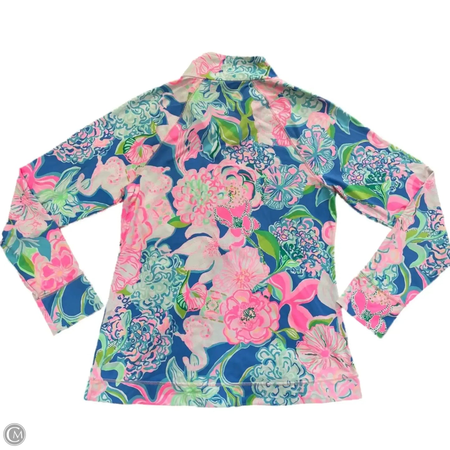 Jacket Designer By Lilly Pulitzer In Blue & Pink, Size: L