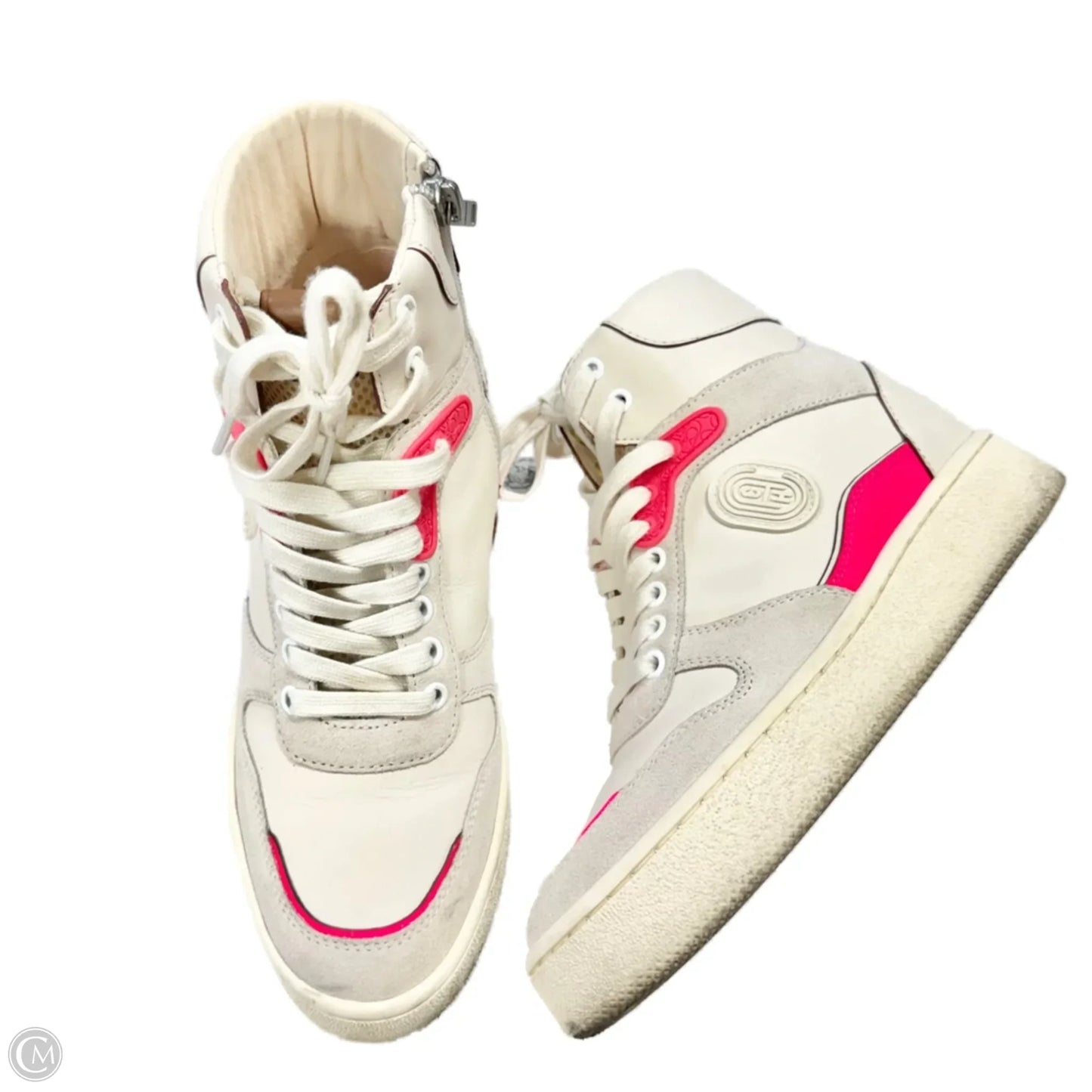 Shoes Designer By Coach In Cream, Size: 8