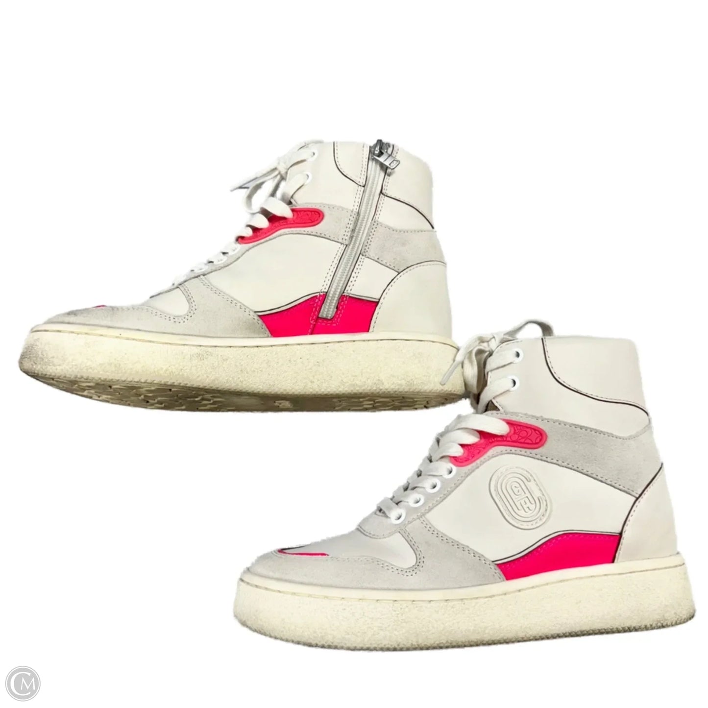 Shoes Designer By Coach In Cream, Size: 8