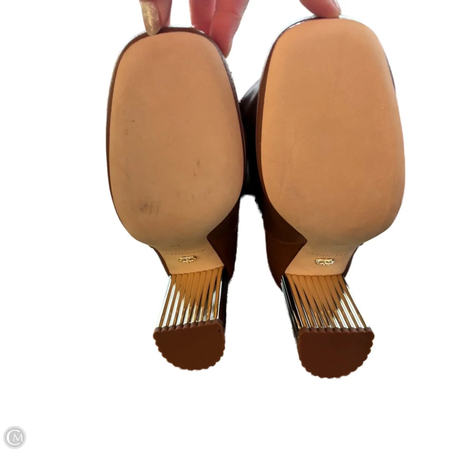 Boots Leather By Dee Ocleppou In Brown, Size: 7.5