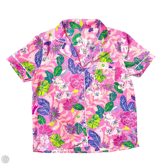 Pajamas Designer By Lilly Pulitzer In Pink & Purple, Size: M