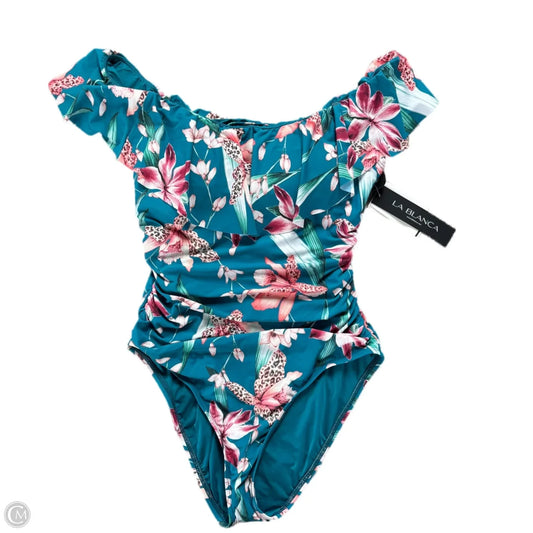 Swimsuit By La Blanca In Floral Print, Size: L