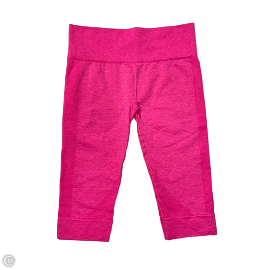 Athletic Leggings Capris By Lululemon In Pink, Size: M