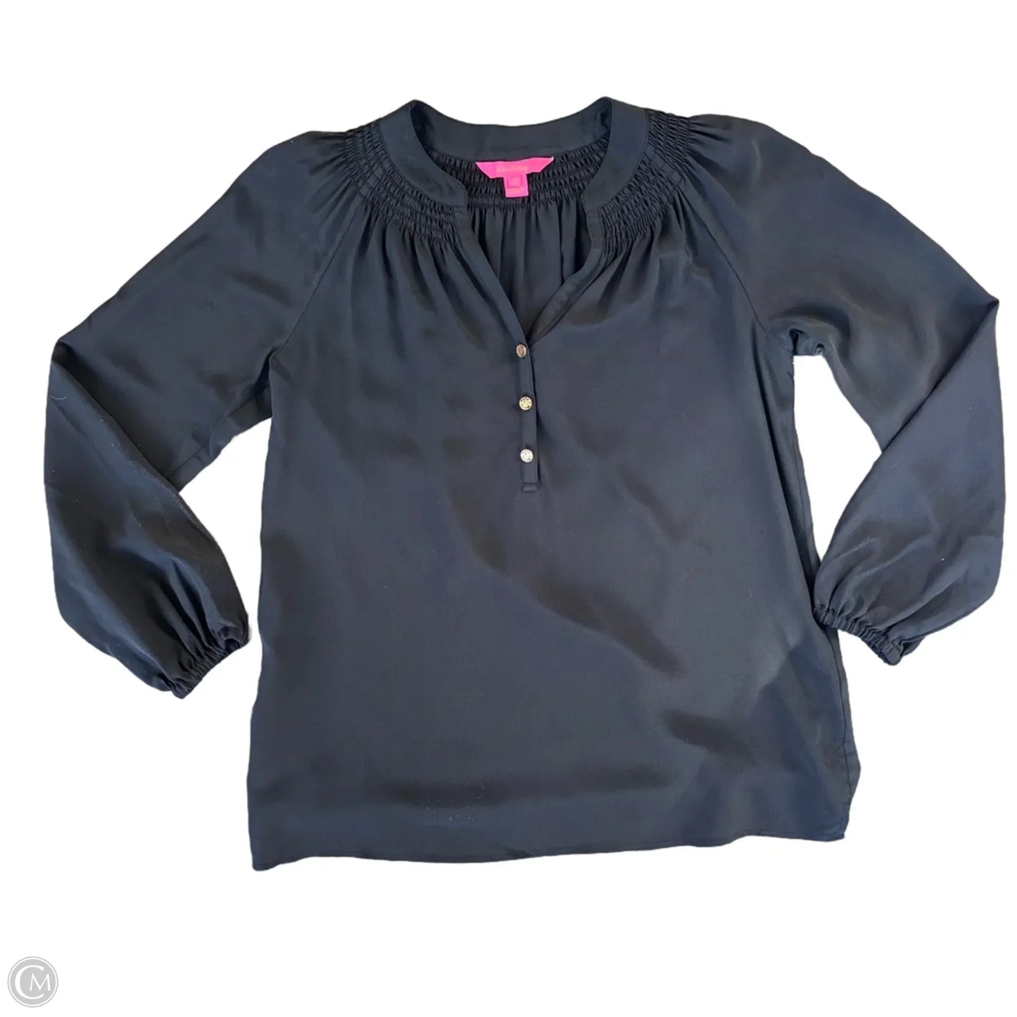 Top Long Sleeve Designer By Lilly Pulitzer In Black, Size: Xs