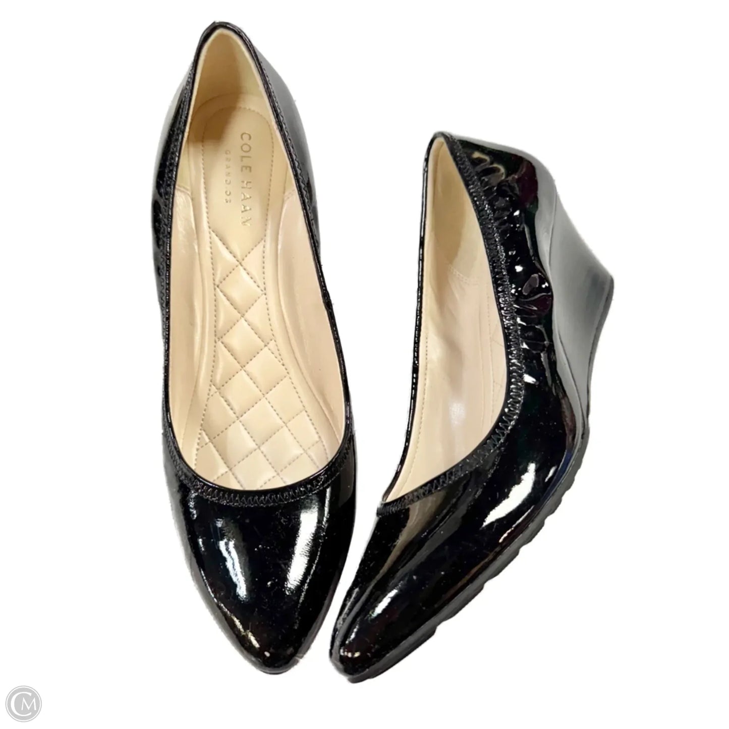 Shoes Heels Wedge By Cole-haan In Black, Size: 7.5