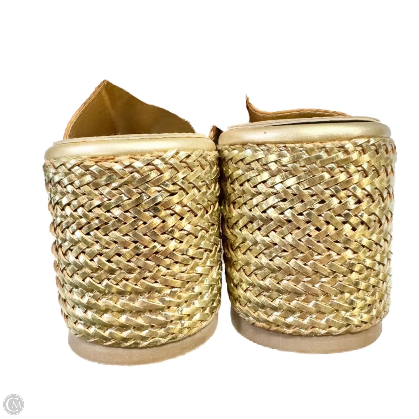 Sandals Heels Wedge By Matisse In Gold, Size: 8