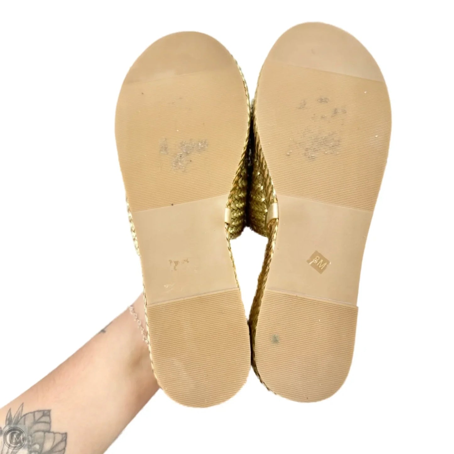 Sandals Heels Wedge By Matisse In Gold, Size: 8