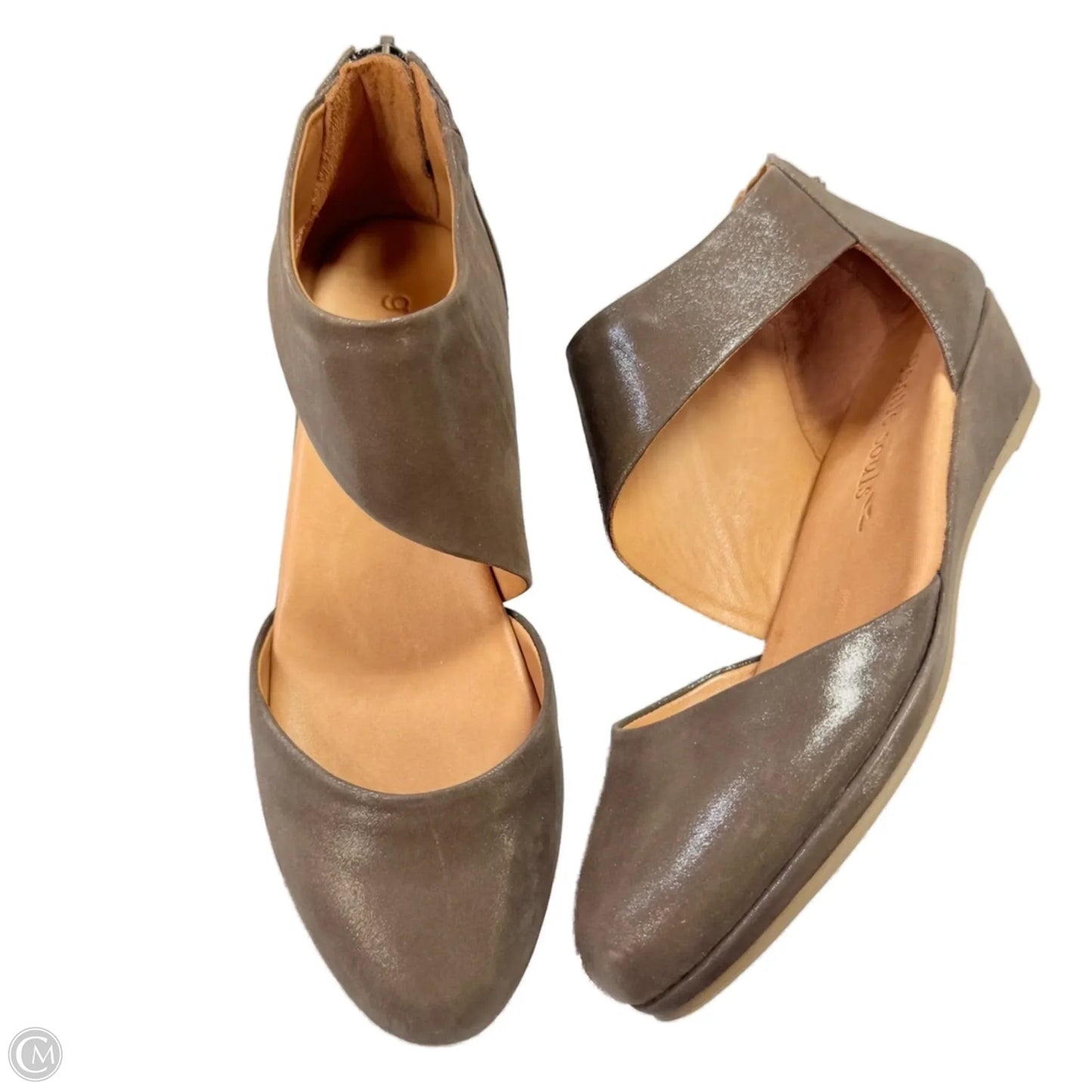 Shoes Flats By Gentle Souls In Brown, Size: 7.5