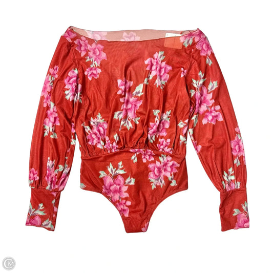 Bodysuit By Free People In Floral Print, Size: S