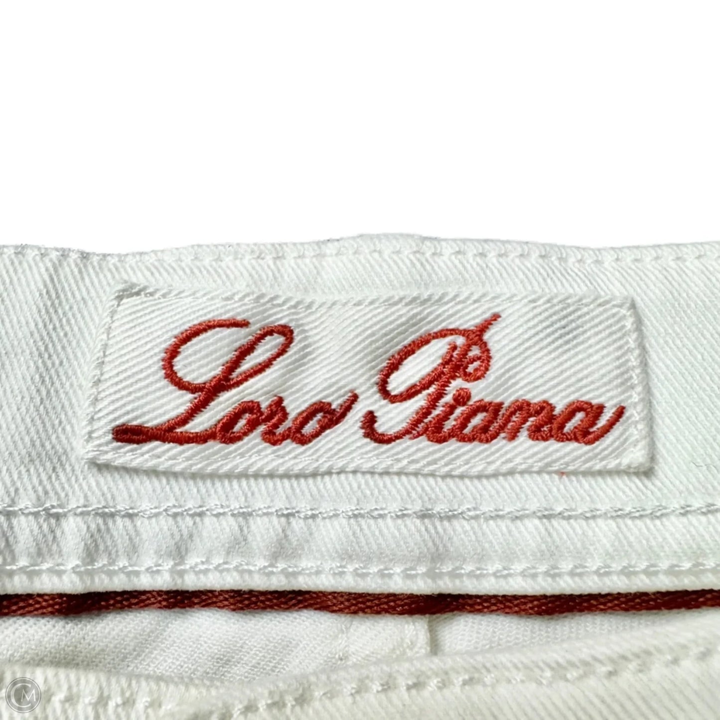 Jeans Luxury Designer By Loro Piana In White Denim, Size: 8