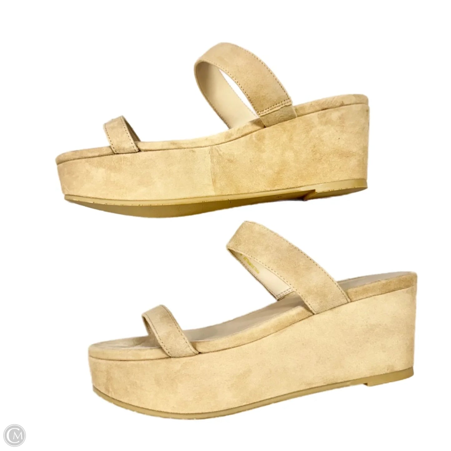 Sandals Designer By Stuart Weitzman In Tan, Size: 7