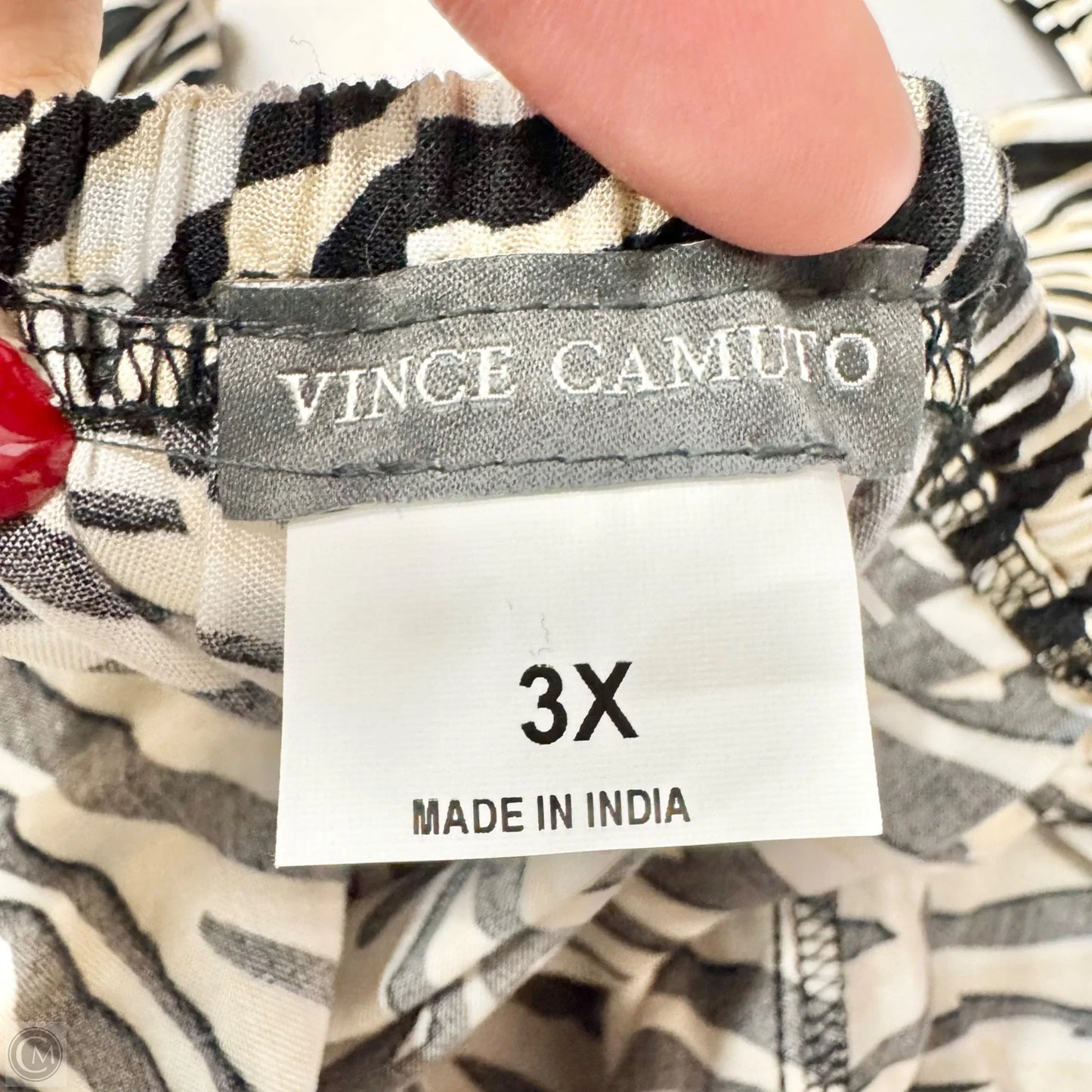 Jumpsuit By Vince Camuto In Zebra Print, Size: 3x