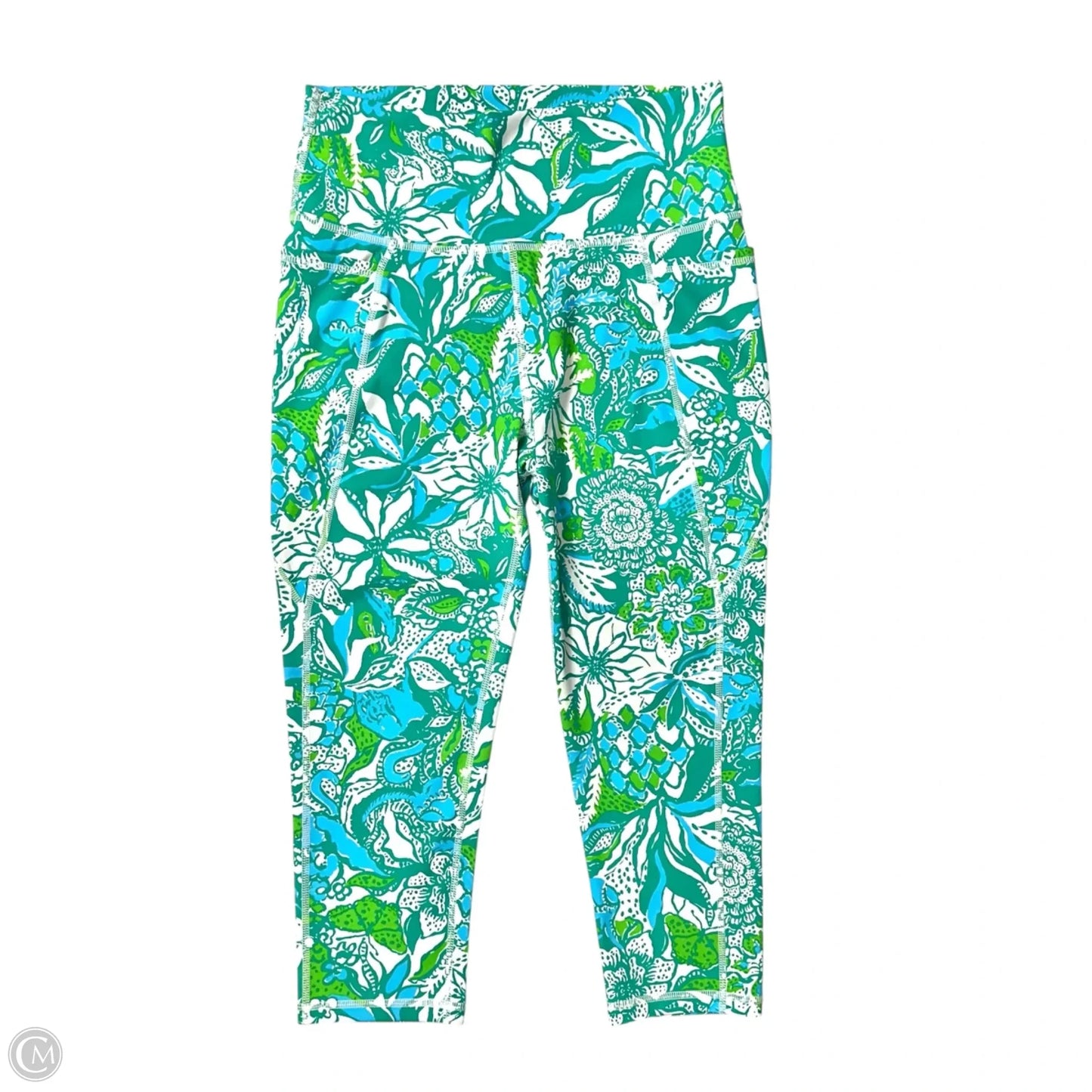 Pants Designer By Lilly Pulitzer In Floral Print, Size: L