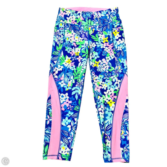 Pants Designer By Lilly Pulitzer In Floral Print, Size: L