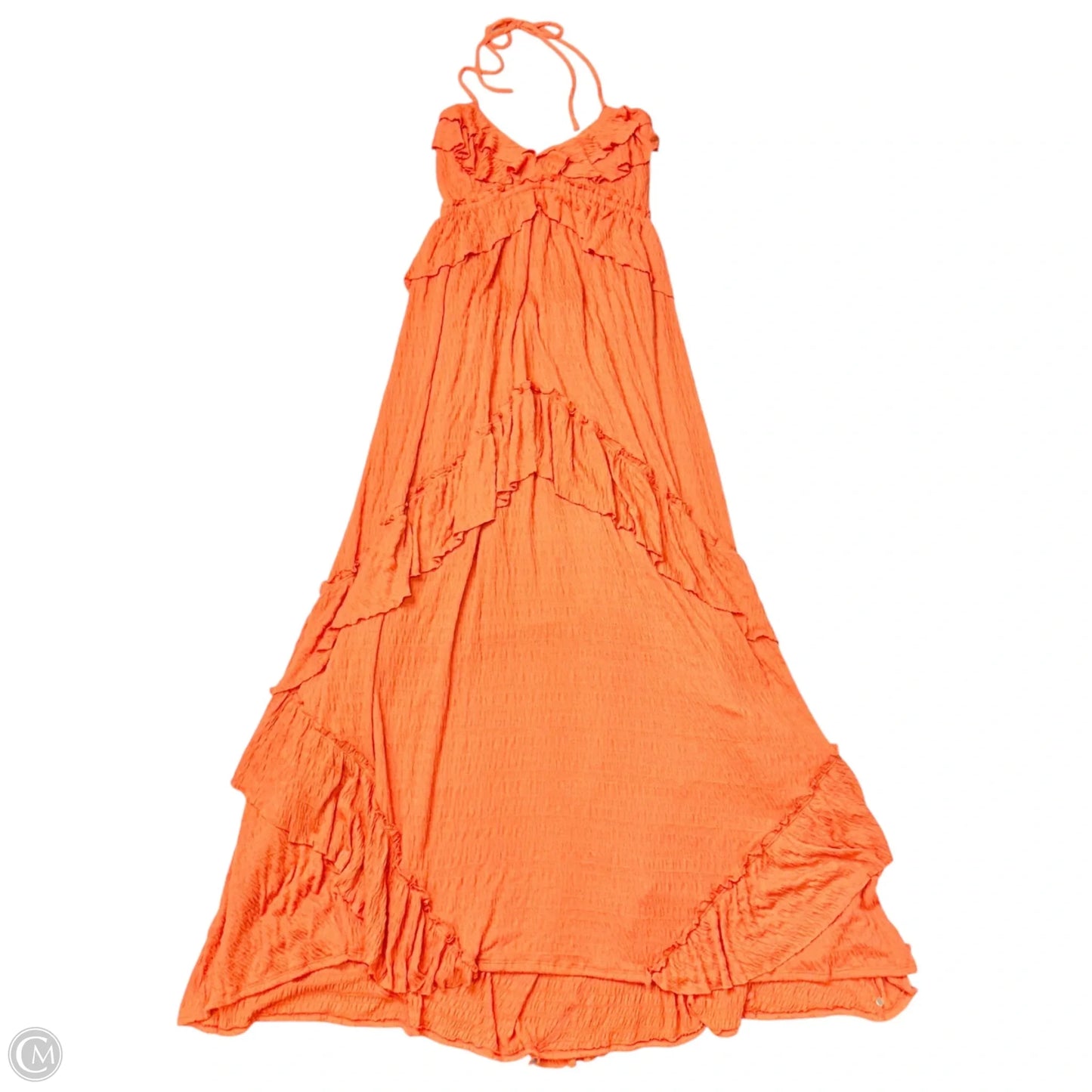 Dress Casual Maxi By Free People In Orange, Size: Xl