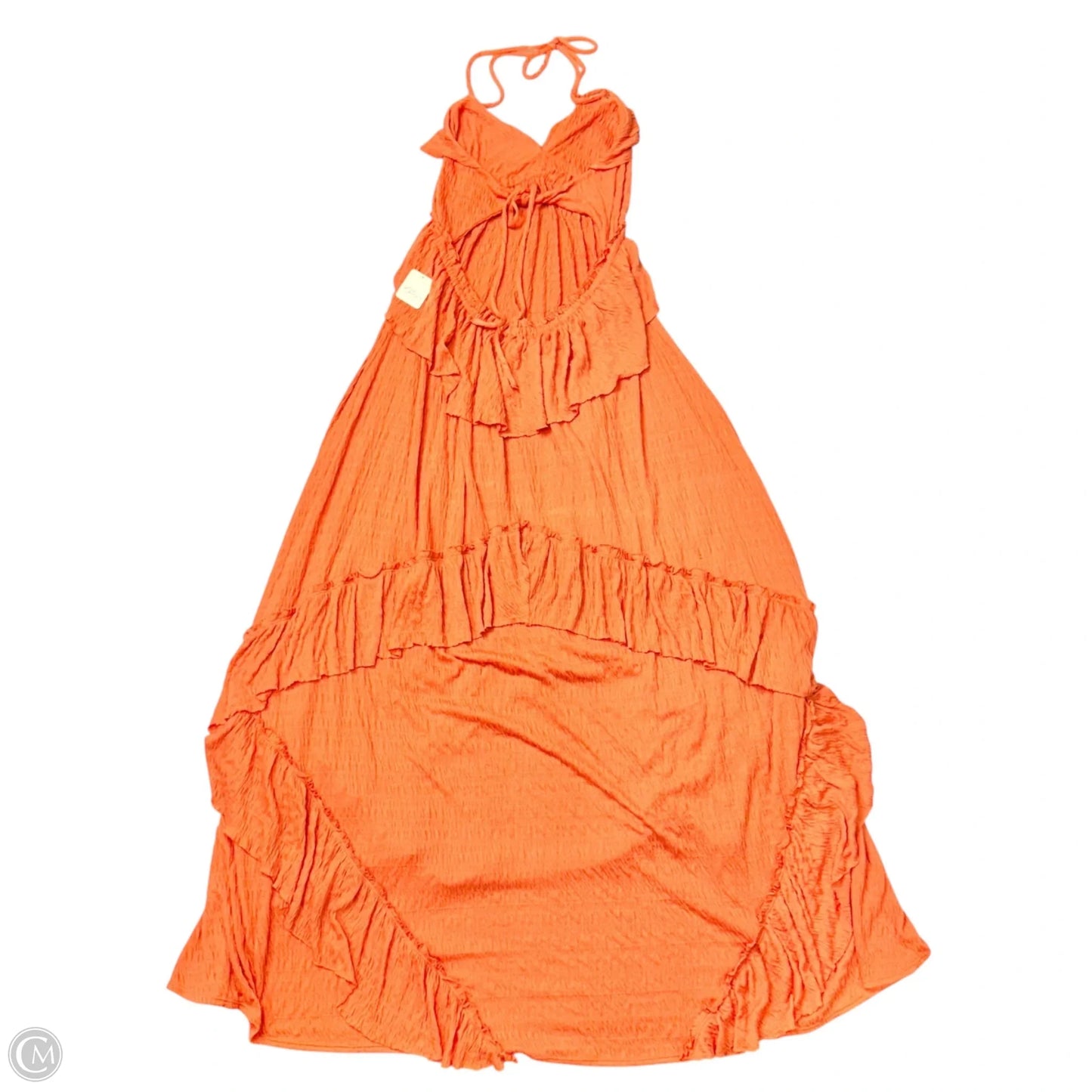 Dress Casual Maxi By Free People In Orange, Size: Xl
