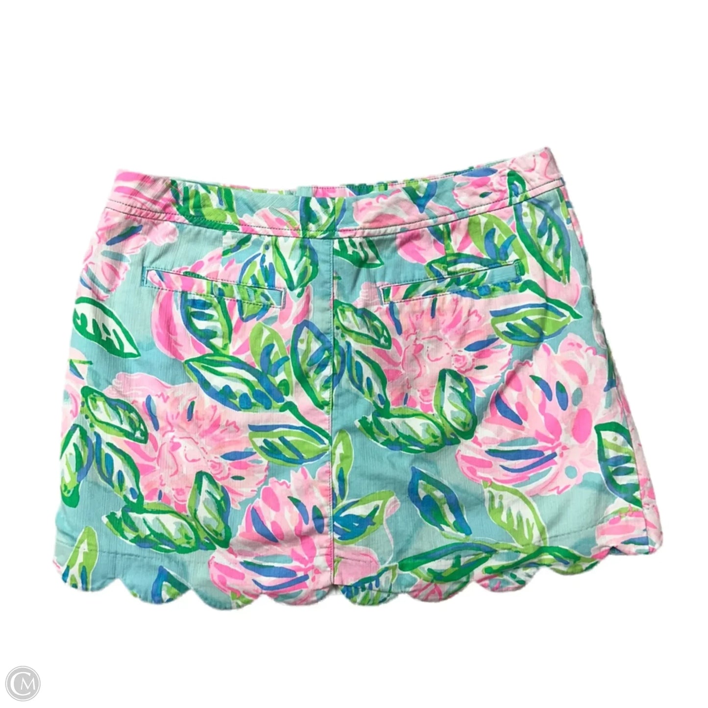 Skort Designer By Lilly Pulitzer In Blue & Pink, Size: 10