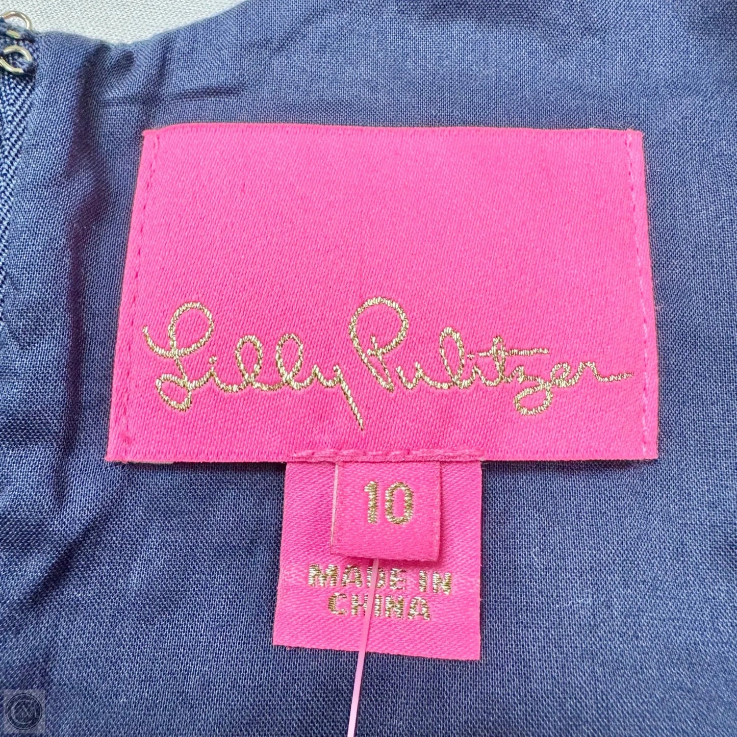 Dress Designer By Lilly Pulitzer In Navy, Size: M