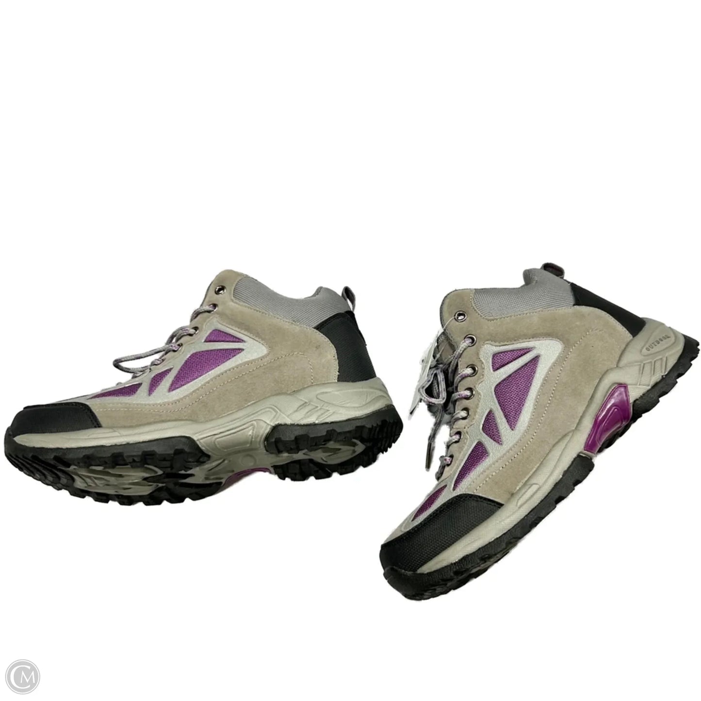 Boots Hiking By Itasca In Grey & Purple, Size: 8