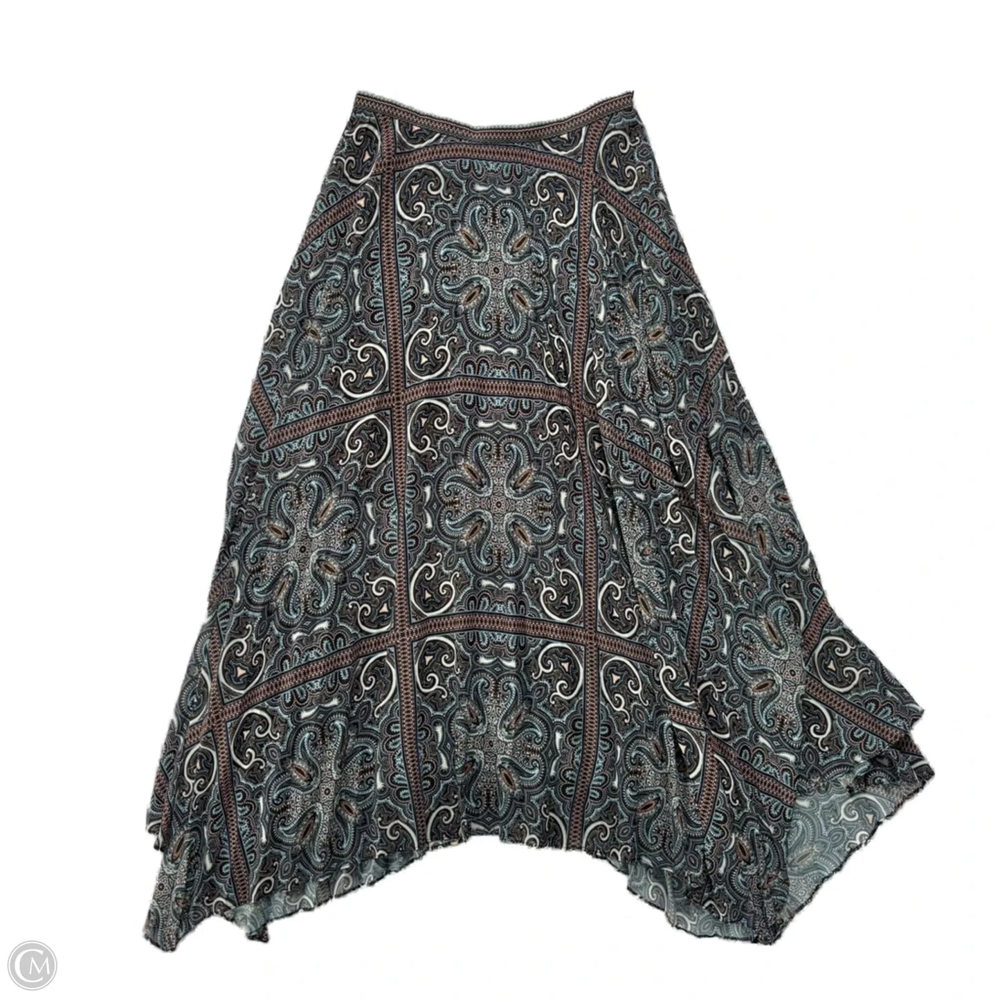 Skirt Midi By intermix  In Paisley Print, Size: 0