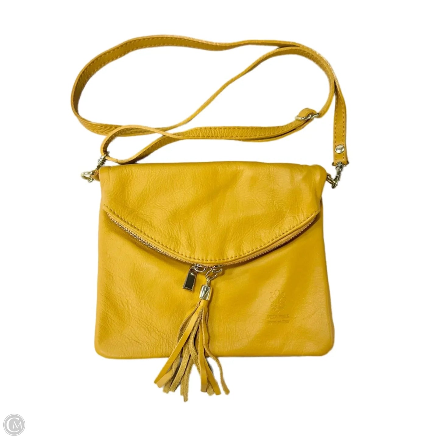 Crossbody Leather By Vera Pelle, Size: Small