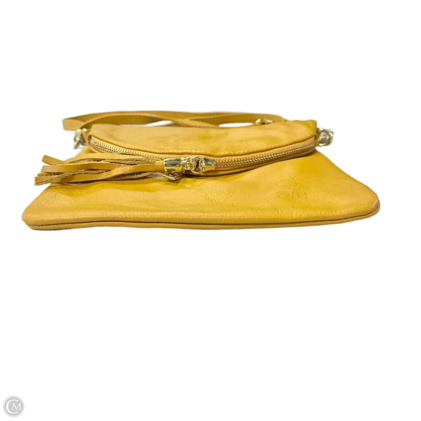 Crossbody Leather By Vera Pelle, Size: Small