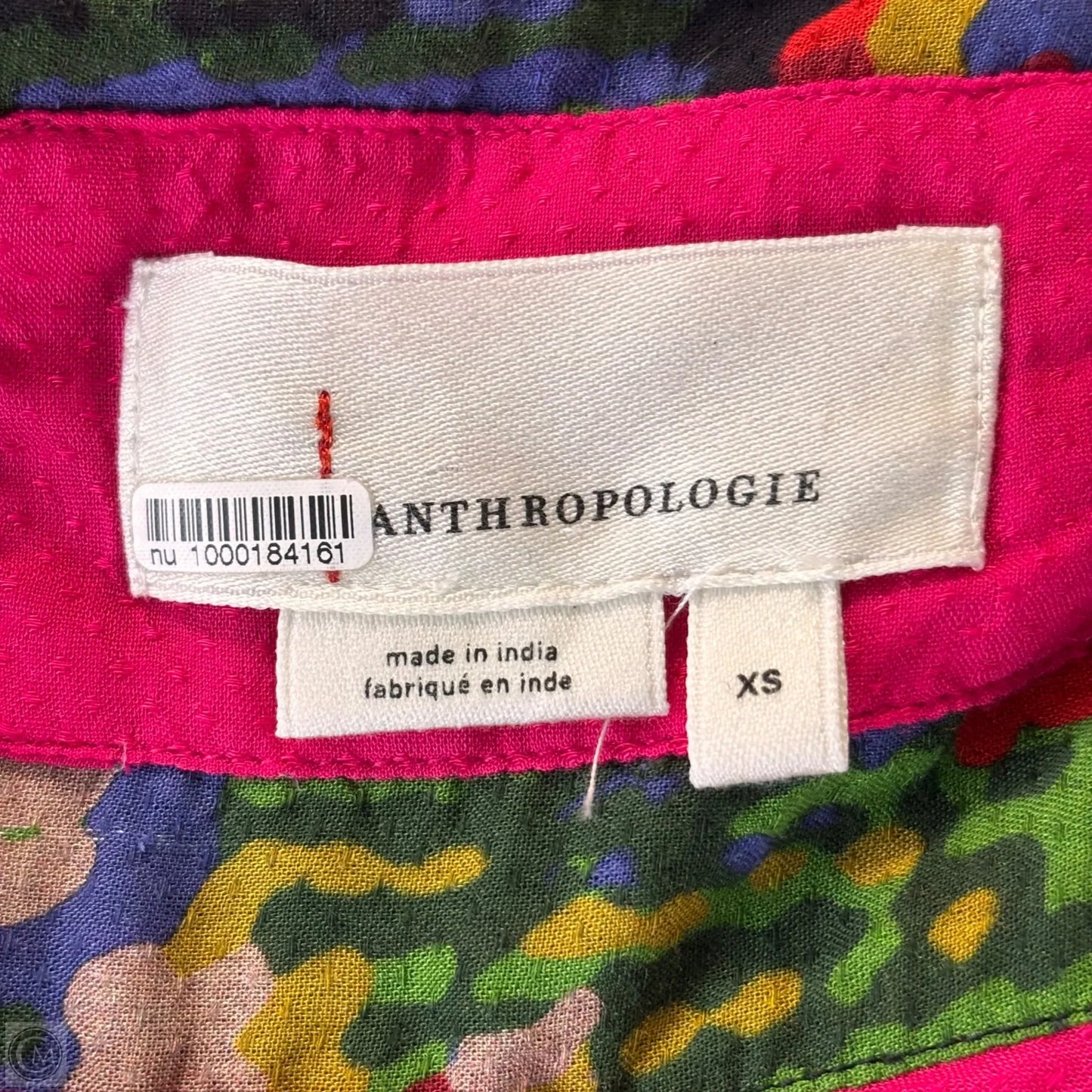 Dress Casual Midi By Anthropologie In Multi-colored, Size: Xs