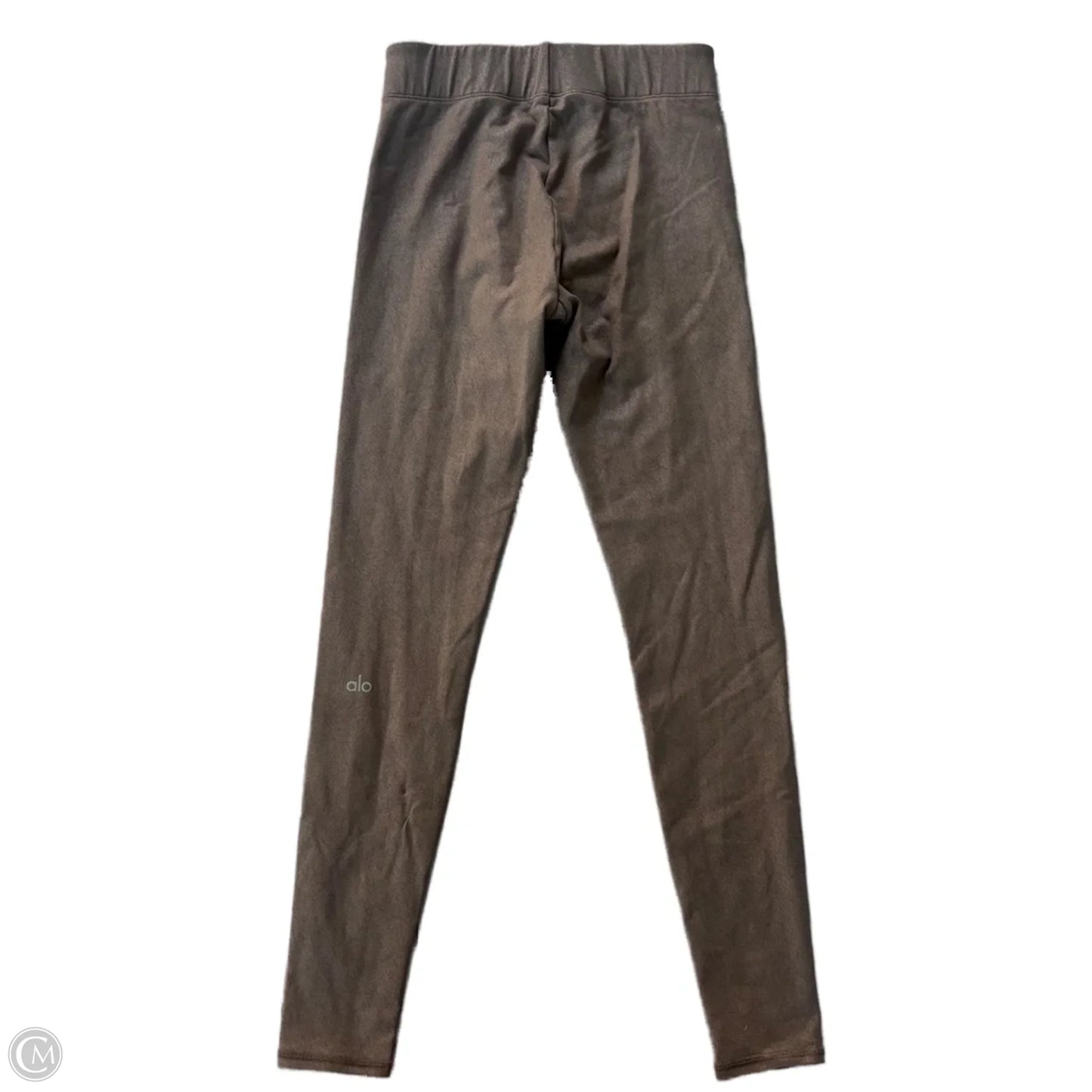 Athletic Leggings By Alo In Brown, Size: S