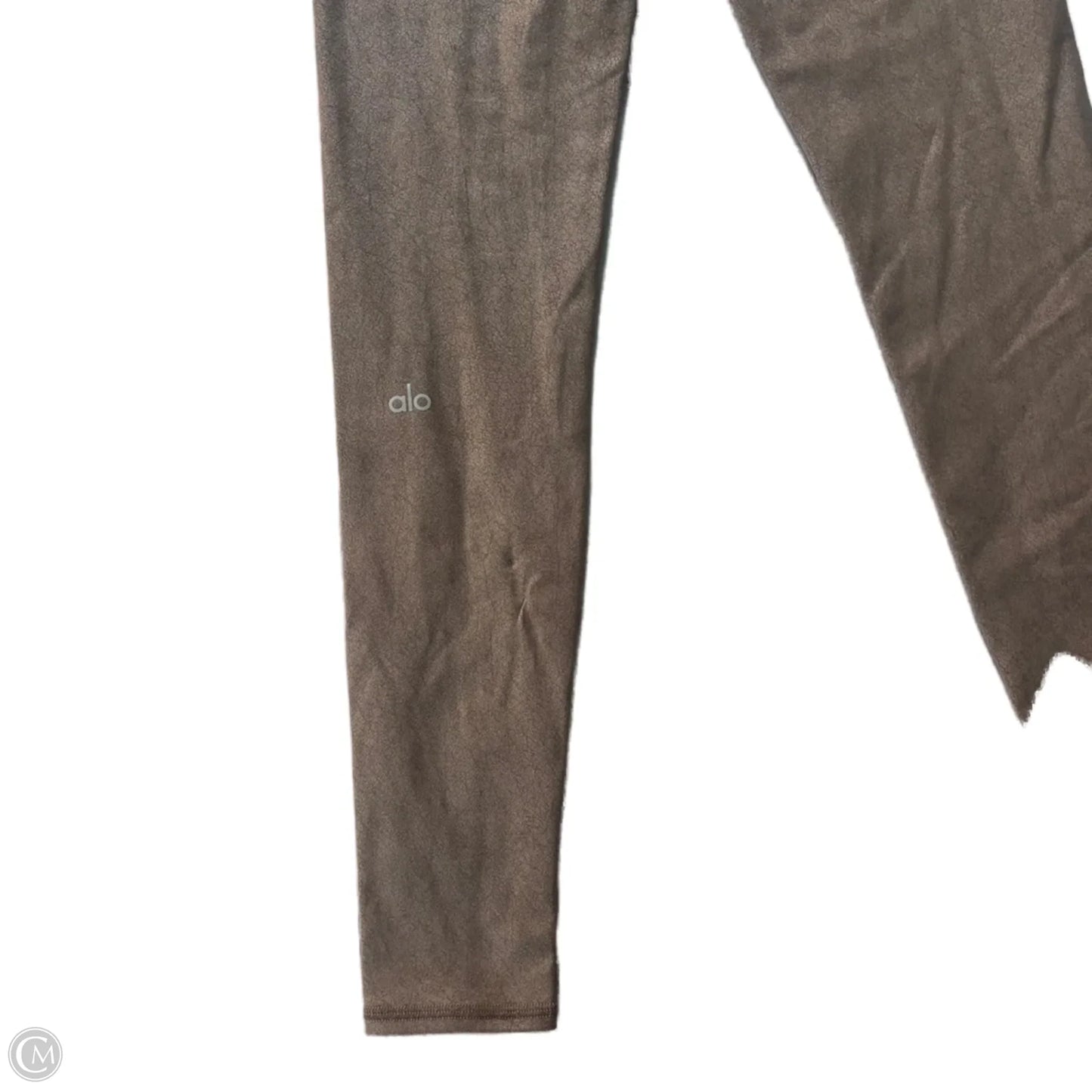 Athletic Leggings By Alo In Brown, Size: S