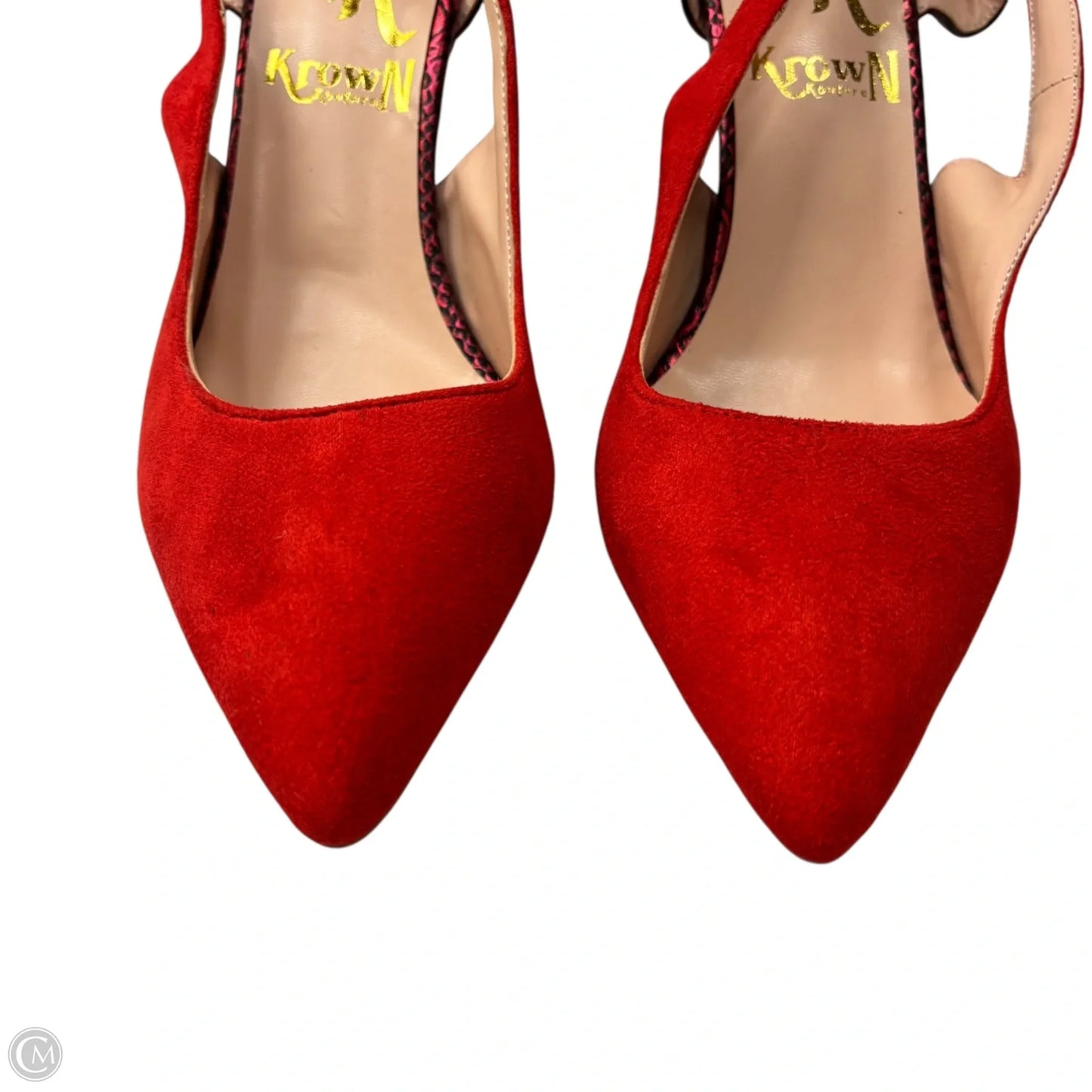 Shoes Heels Stiletto By Krown Kouture In Red, Size: 8