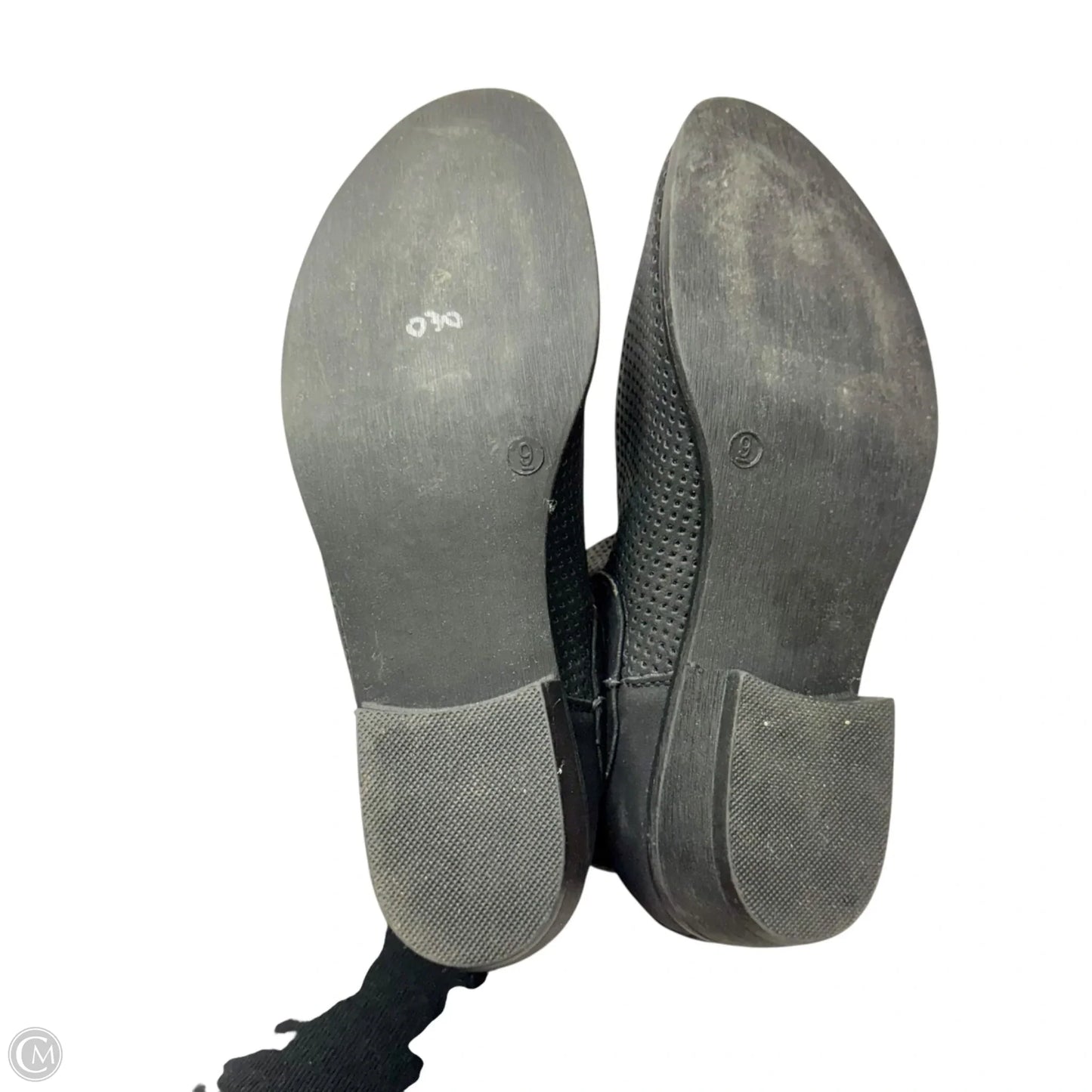 Boots Ankle Flats By Restricted In Black, Size: 9