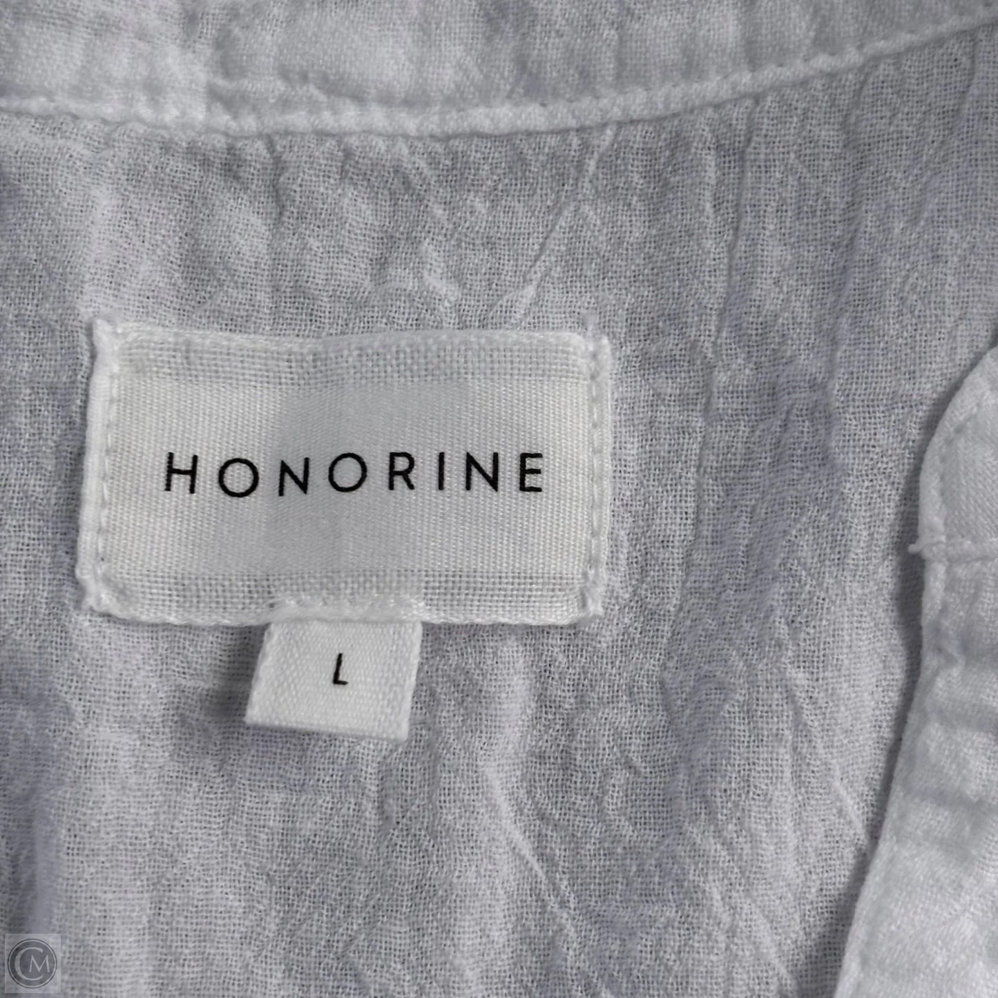 Top Sleeveless By Honorine In White, Size: L