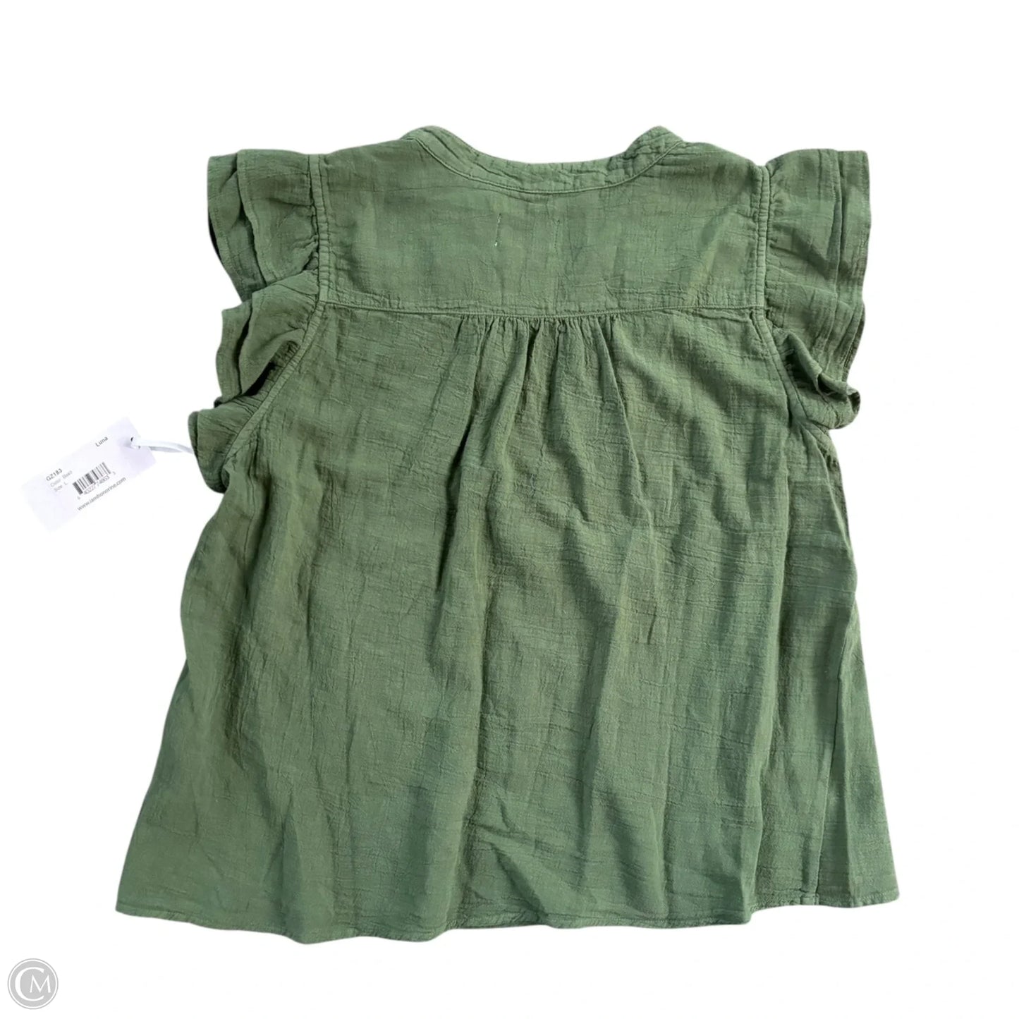 Top Sleeveless By Honorine In Green, Size: L