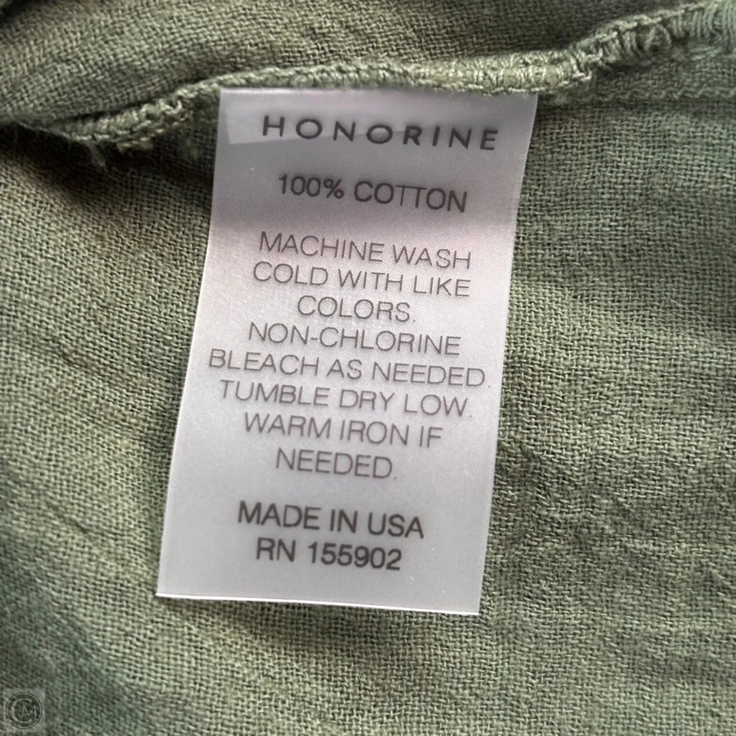 Top Sleeveless By Honorine In Green, Size: L
